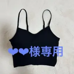 GU ブラトップ リブ素材 ブラック Mサイズのサムネイル