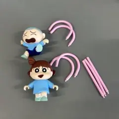 ガチャ「クレヨンしんちゃん しゅしゅぽぽごっこ」ねねちゃん・マサオくん セット