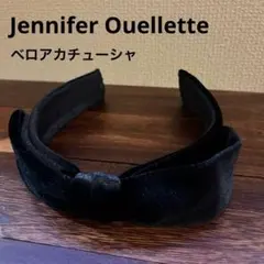 Jennifer Ouellette カチューシャ ベロア リボン ブラック