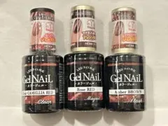 セリア　ジェルネイル　マグネット　フラッシュ 3本セット