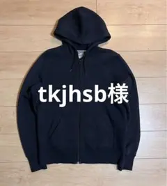 ナイキ　ジップアップパーカー　00s y2k胸元ロゴ　刺繍　フェード　Lサイズ