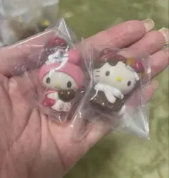 サンリオ ハローキティ マイメロ マスコット 2点セット