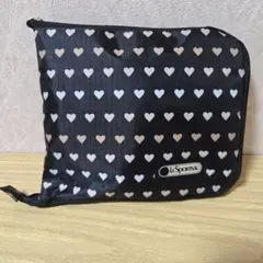 LeSportsac ハート柄 折り畳みトラベルバッグ