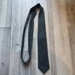 FRANCO BASSI シルク ネクタイ ダークグレー