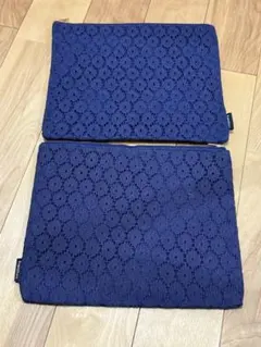 Francfranc レース柄ポーチ 2点セット