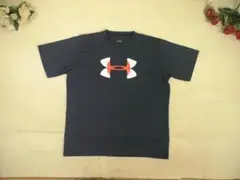 100922　アンダーアーマー　Tシャツ　紺　サイズXL