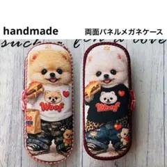 ハンドメイド わんちゃんパネル メガネケース❣️ - メルカリ