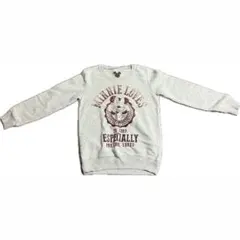 Minnie トレーナー グレー　ディズニー　古着　ミニー　長袖　トレーナー