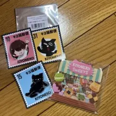 東キヨドーム キヨ キヨ猫 ステッカー/シャカシャカアクキーのサムネイル