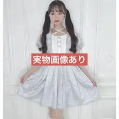 【即購入⭕️】Honey Cinnamon スクエアネックジャガードワンピース