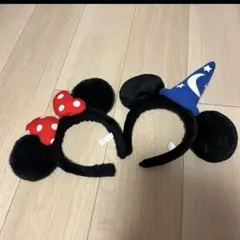 ディズニーリゾート ミニー ミッキーカチューシャ ファンタジア ドット ノーマルのサムネイル