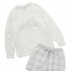 gelato pique ジェラートピケ ロゴジャガードプルオーバー BLUE