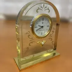 稼働品 MIKIMOTO 花柄 エングレービング 置時計 - メルカリ