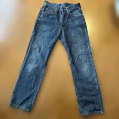 ストレートデニム ダークブルー