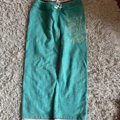 デニムダンガリー　ボーダー可愛いスエットパンツ145