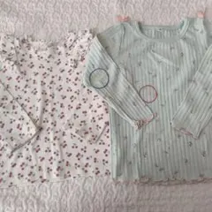 処分価格☆長袖カットソー2枚セット 90cm