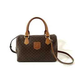 【美品】CELINE セリーヌ 2way ハンドバッグ トリオンフ マカダム