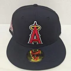 【新品・タグ付き】ロサンゼルス・エンゼルス 59FIFTY 7 1/2　ネイビー