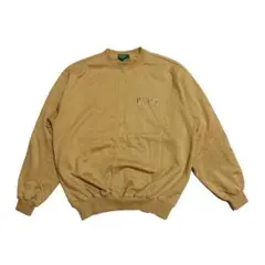 90s 日本製 KENZO GOLF スウェット ロゴ 刺繍 ベージュ S