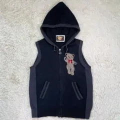 【美品】PINKHOUSE ピンクハウス　クマ　ハート　ニットベスト　パーカー