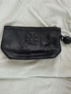 Tory Burch 黒 レザーポーチ