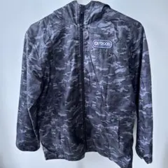 OUTDOOR カモフラージュ柄 フード付きジャケット