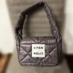 CITEN キルティング ショルダーバッグ グレーのサムネイル