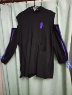 NieR CLOTHING パーカー パープルアクセント