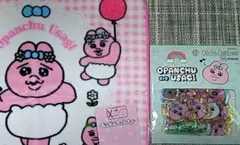 おぱんちゅうさぎちゃん⑤①　シール ＆ ハンカチセット