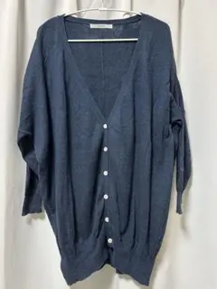 PARICI ネイビー Vネック カーディガンのサムネイル