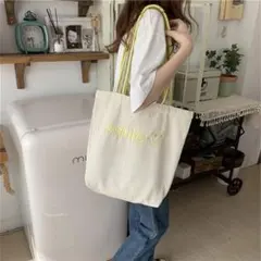 スマイルトートバック　にこちゃん　トート　ショルダー　A4サイズ　大容量　韓国