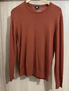 UNIQLO オレンジ クルーネックセーター M