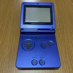 任天堂 ゲームボーイアドバンスSP 青(ジャンク品？) ※カセットおまけ付き
