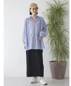 AMERICAN HOLIC 針抜きテレコタイトスカート　S サイズロンスカ　黒