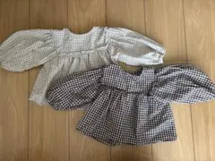 louple ギンガムチェック　チュニック　セットアップ　ベビー服