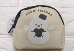 캔두 SnowMan 눈사람 다이컷 파우치 눈사람 블랙