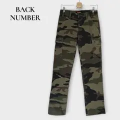 バックナンバー ライトオン 迷彩 カモフラ 暖パン カーゴパンツ S 裏起毛