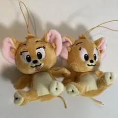 トムとジェリー　ジェリーマスコットストラップ 2個セット