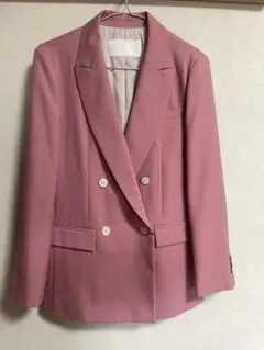 美品♡25SS アニュアンス エアリーシアージャケット ピンクベージュ M