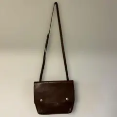 【値下げ】MHL 牛革 ショルダーバッグ　ブラウン　エムエイチエルのサムネイル