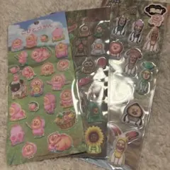 こびとづかん　もっちもちシール　３枚セット