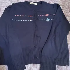 familiar Fdash 紺色カーディガン 140cm