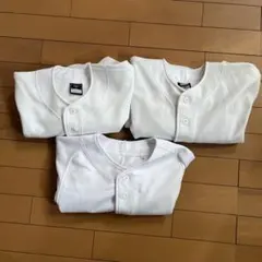 最終お値下げ！白半袖 ユニフォーム 3枚セット150 160 Sサイズ