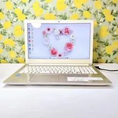必見❤️初心者向け‼️設定済みすぐ使える‼️薄型かわいい❤️ノートパソコン