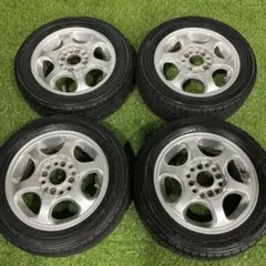 軽自動車用 アルミタイヤセット4本 155/65R13 管理219のサムネイル