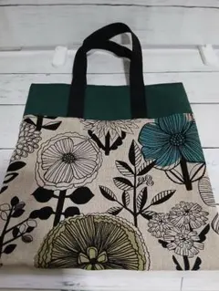 フラワーデザインミニトートバッグ