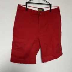 ラルフローレン ラグビー チノパン ハーフパンツ ショーツ レッド サイズ32