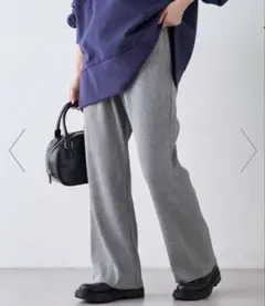 CIAOPANIC TYPY すっきりシルエットリブパンツ　グレー　M