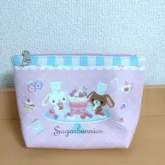 激レア♡シュガーバニーズ　フラットポーチ　リボン　☆未使用品☆ 激レア♡シュガーバニーズ フラットポーチ リボン ☆未使用品☆