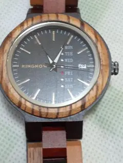 KINGNOW 木製腕時計 クォーツ マルチカラーのサムネイル